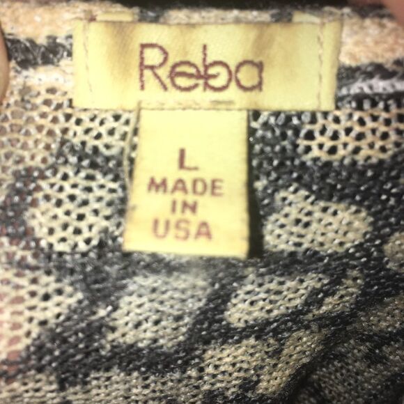 Reba loose weave L long sleeve western tunic - Picture 4 of 4